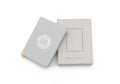 SVA Splat Logo Baron Fig Pocket Confidant Hardcover Blank Notebook - Light Gray