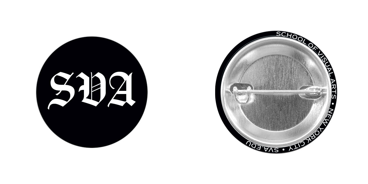 SVA Typeface Buttons (Multiple Styles)