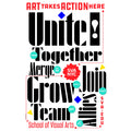 Art Takes Action Here Subway Poster