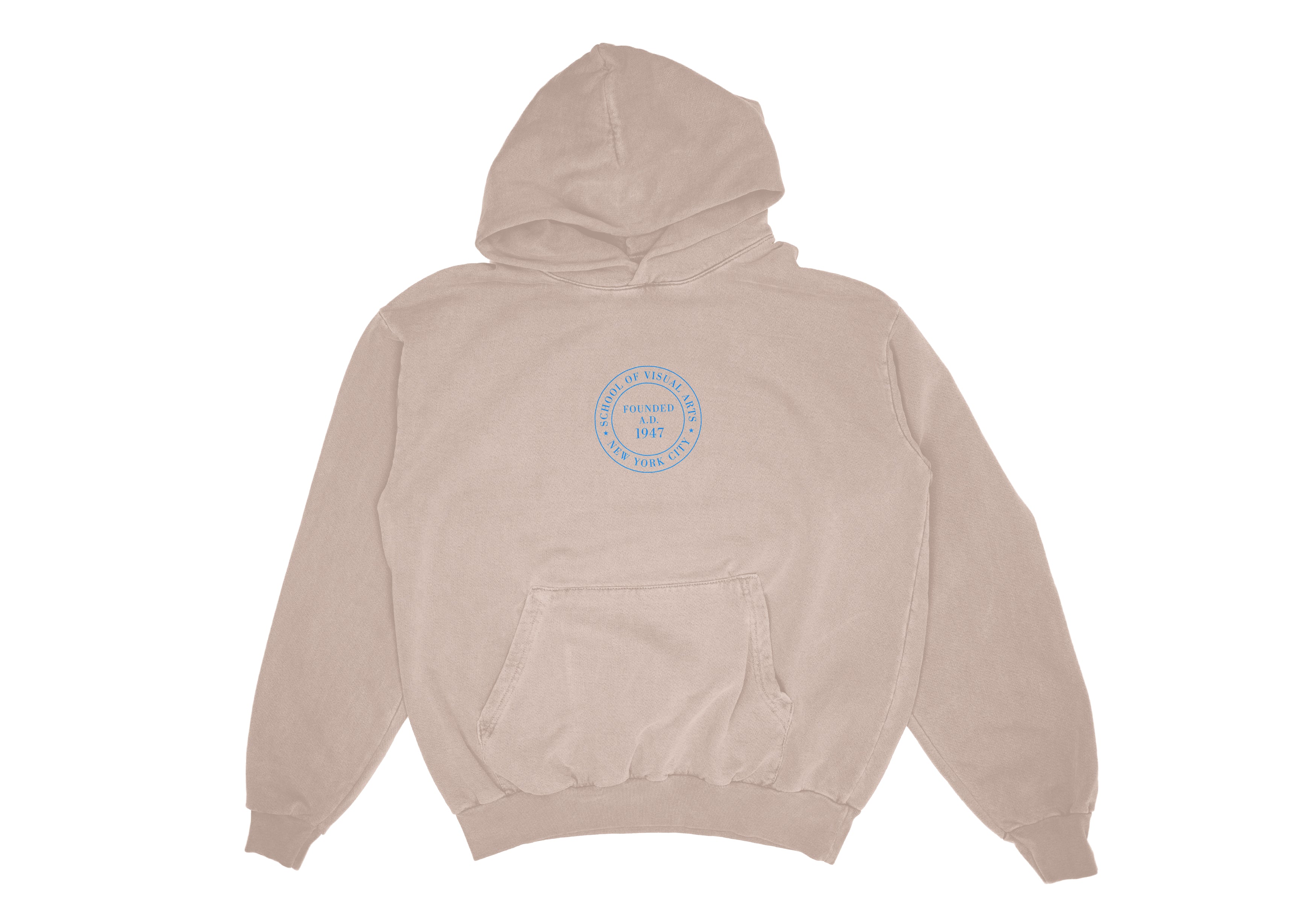 SVA Embroidered Diploma Seal Logo Hoodie (Multiple Colors)
