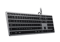 Satechi Slim USB-C Wired Keyboard Space Gray