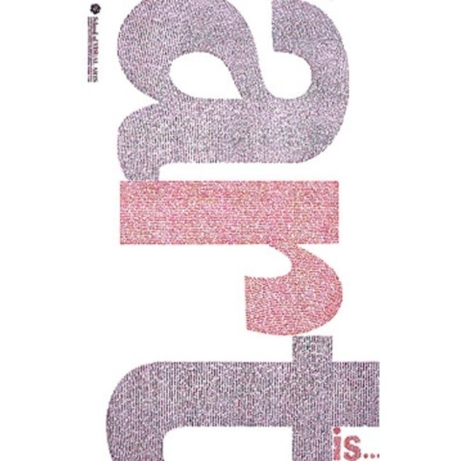 an image of a poster by Paula Scher